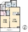 セレーノ庭瀬の間取り画像