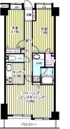 ライオンズマンション乃木坂の間取り画像
