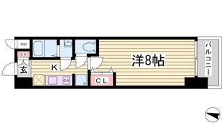 プロシード神戸元町の間取り画像