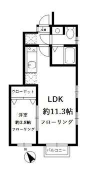 ホワイトアネックスの間取り画像