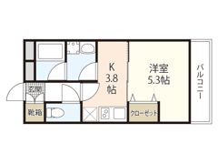 M Terrace八幡東 壱番館の間取り画像