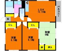 シティハイツフローラの間取り画像