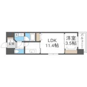 フレンシアノイエ江坂の間取り画像