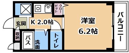 ウィズ秀和Ⅱの間取り画像