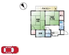 江津1丁目戸建の間取り画像