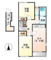 ブルーライト多喜の間取り画像