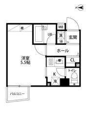 ブライズ新宿中井の間取り画像