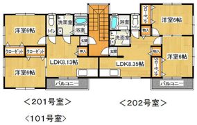 サンハイムの間取り画像