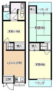 岸和田3丁目テラスの間取り画像