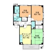 フォブール住吉B棟の間取り画像