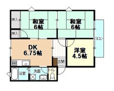 共立松ヶ丘アパートの間取り画像