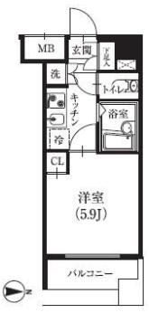 ラ・レジダンス・ド・千駄木の間取り画像