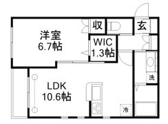 hereux heure （ウルーウール）の間取り画像