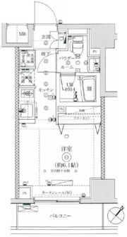 イアース横濱関内の間取り画像
