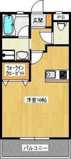 サクシードUの間取り画像