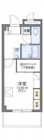 レオパレス小禄當間の間取り画像