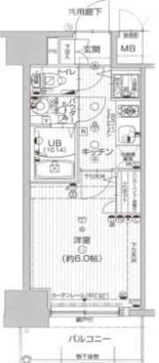 エスリード京橋グレイスの間取り画像