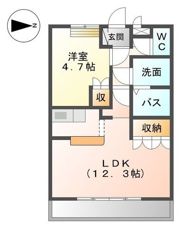 シェルハイツMの間取り画像