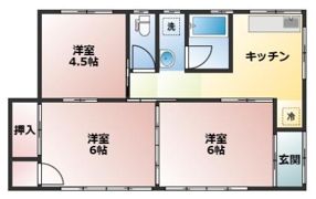 小島戸建アパートの間取り画像