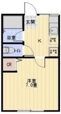 シテイハイム エクセルの間取り画像