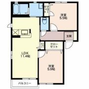 オーブみなみの間取り画像