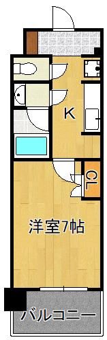 RJRプレシア西小倉駅前の間取り画像