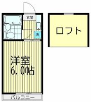 ハイツシバタ1号館の間取り画像