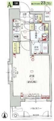 ディナスティ都島北通の間取り画像