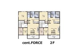 cent．FORCE Ⅰの間取り画像