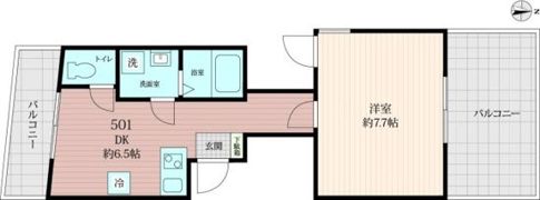 「楽器可マンション」インス・トリューメンⅢの間取り画像
