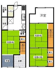 武田様上陰貸家の間取り画像