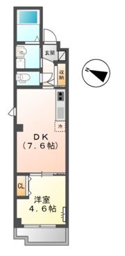 アズーリ小杉の間取り画像