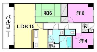 グラシアス道後の間取り画像