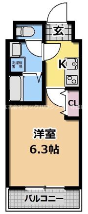 ドゥエリング千林の間取り画像