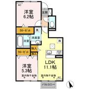 Glanz A棟の間取り画像