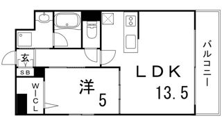 レユシール塚本の間取り画像