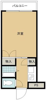 ギャレ豊津の間取り画像