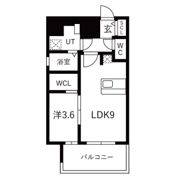 レジュールアッシュOSAKAGATEWAYの間取り画像