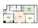 ライオンズマンション舟入中町の間取り画像