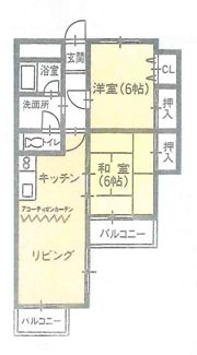 グレースマンションONOの間取り画像