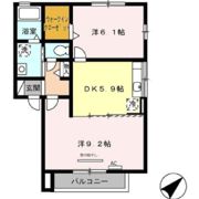 ウィング ヴューB棟の間取り画像