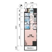 サムティ大阪WESTグランジールの間取り画像