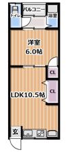 岡野マンションの間取り画像