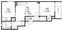 クリエオーレ郡津Ⅰの間取り画像