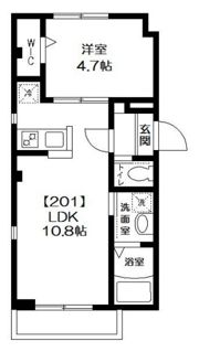 カーサおぎのの間取り画像
