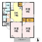 セジュール久万ノ台 A棟の間取り画像