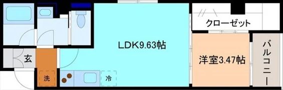 コルテーレ荒町の間取り画像