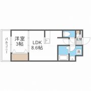 AILE東中浜の間取り画像