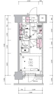 SYFORME YOKOHAMA-BANDOBASHIの間取り画像