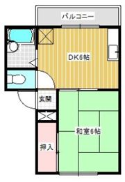 ハイツフォルテ Aの間取り画像